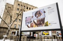 Laisvės alėjoje – fotografijų paroda iš karo talžomos Ukrainos