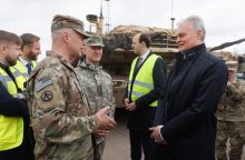 G. Nausėda: karinis mobilumas – vienas svarbiausių veiksnių, lemiančių šalies saugumą