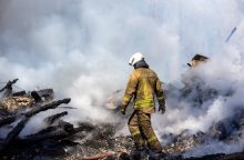 Širvintų rajone per gaisrą žuvo vyras