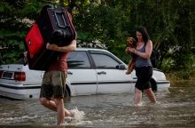 Britų žvalgyba: Kachovkos užtvankos griūtis gali sukelti daugiau potvynių