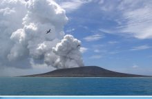 NASA: ugnikalnio išsiveržimo Tongoje jėga buvo kelis šimtus stipresnė nei sprogimo Hirošimoje