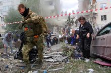 Rusija: per ukrainiečių smūgį Belgorodui sužeista mažiausiai 20 žmonių