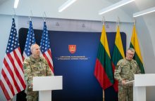 JAV Sausumos pajėgų štabo viršininkas: mūsų kariams būti Lietuvoje yra gerai