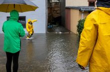 Čekijoje ir Lenkijoje – smarkių liūčių sukelti potvyniai