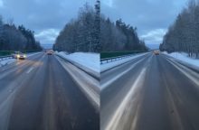 Pyksta dėl čiuožykla virtusio greitkelio: gal baltarusiška druska baigėsi?
