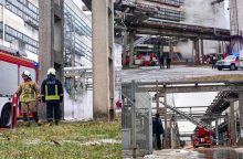 Toje pačioje Kauno gamykloje – antras gaisras per šiuos metus