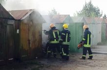 Tragedija Klaipėdoje: per gaisrą garaže žuvo pusamžis vyras