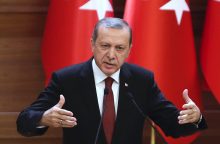 R. T. Erdoganas: artėja karinės operacijos Šiaurės Irake ir Sirijoje pabaiga