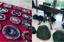 Seime eksponuojami rusų karių daiktai iš Ukrainos fronto