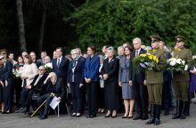 „Stovime teisingesnio pasaulio pusėje“: Medininkų minėjime pabrėžta Ukrainos kova