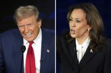 Po aršių debatų K. Harris ir D. Trumpas vėl vyksta į svyruojančias valstijas