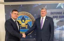 L. Kasčiūnas JAV gynybos srities įmones pakvietė investuoti Lietuvoje