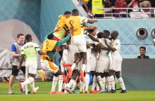 Nyderlandai ir Senegalas žengė į pasaulio čempionato aštuntfinalį  