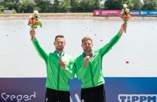 Baidarininkai M. Maldonis ir A. Olijnikas iškovojo Europos čempionato bronzos medalį