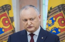 Prorusiškam buvusiam Moldovos prezidentui skirtas namų areštas