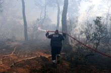 Graikijoje šį birželį registruota dvigubai daugiau gaisrų nei praėjusį