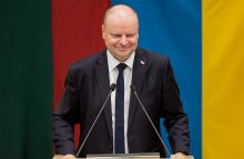 S. Skvernelis kalbėjosi su Ukrainos Aukščiausiosios Rados vadovu: išreiškiau besąlyginę paramą