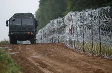 Pastarąją parą – apie 190 mėginimų nelegaliai kirsti Lenkijos ir Baltarusijos sieną